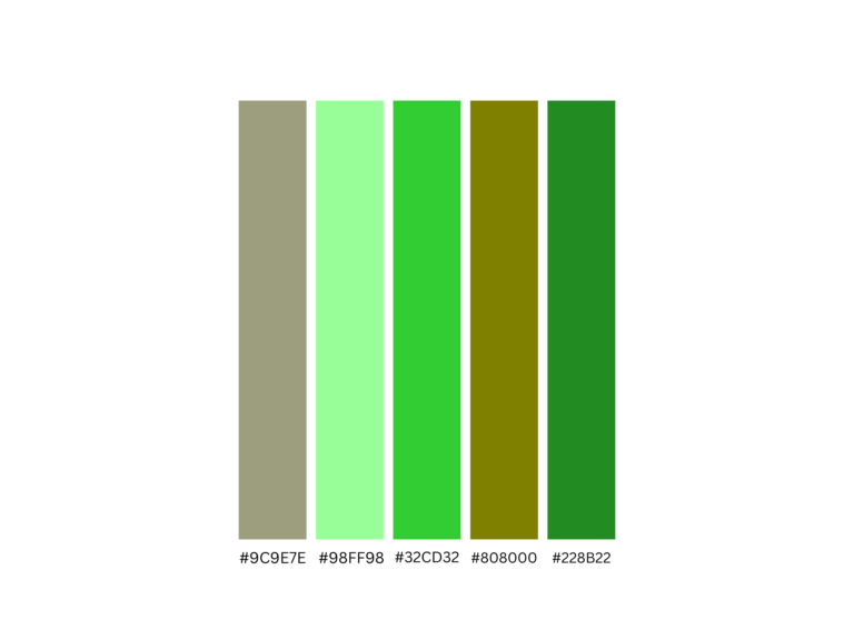 Green color range