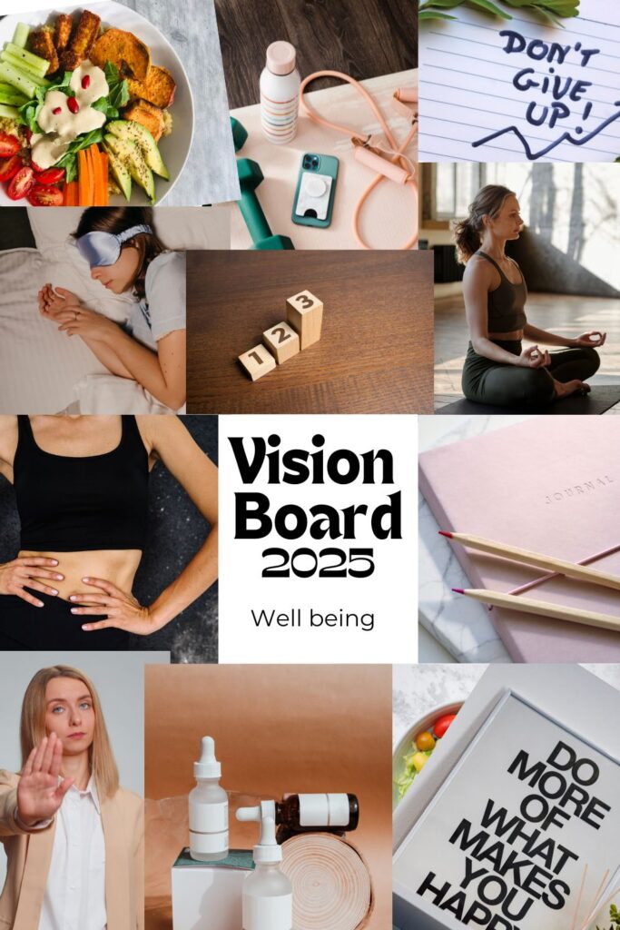 Vision Board Wellness 2025